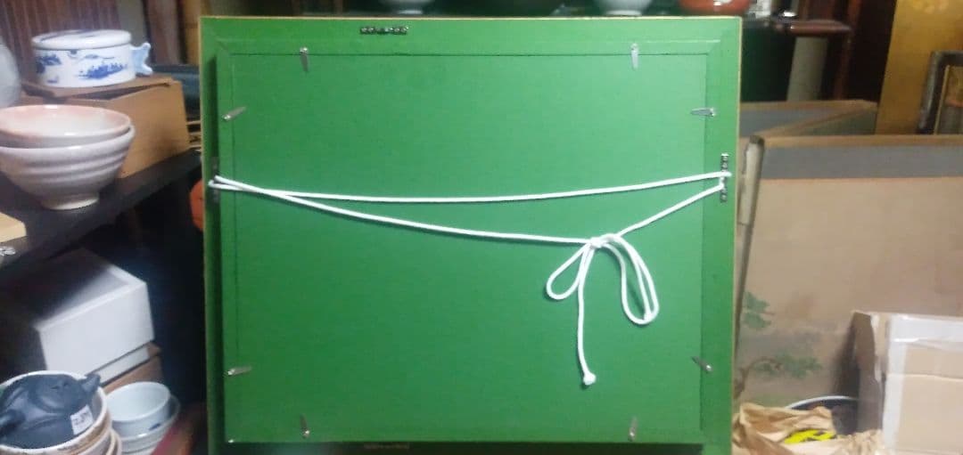 金井徳夫の直筆6号油絵です