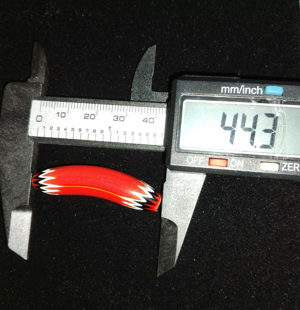 357ビーズ　専用です！　シェブロン　レッド　ルイジ・カッテランのエルボー型！