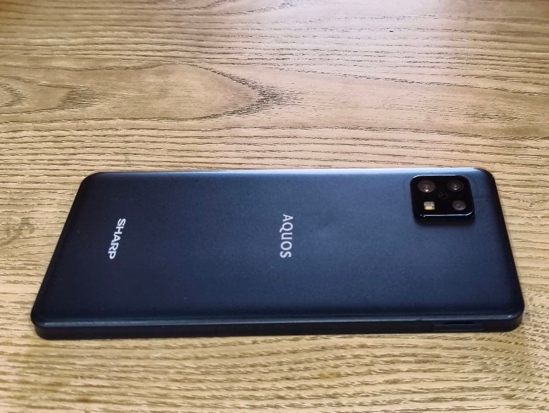 シャープ AQUOS sense 6s スマートフォン ブラック系 楽天モバイル