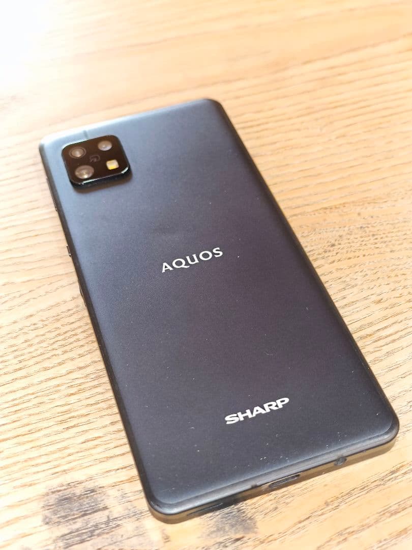 シャープ AQUOS sense 6s スマートフォン ブラック系 楽天モバイル