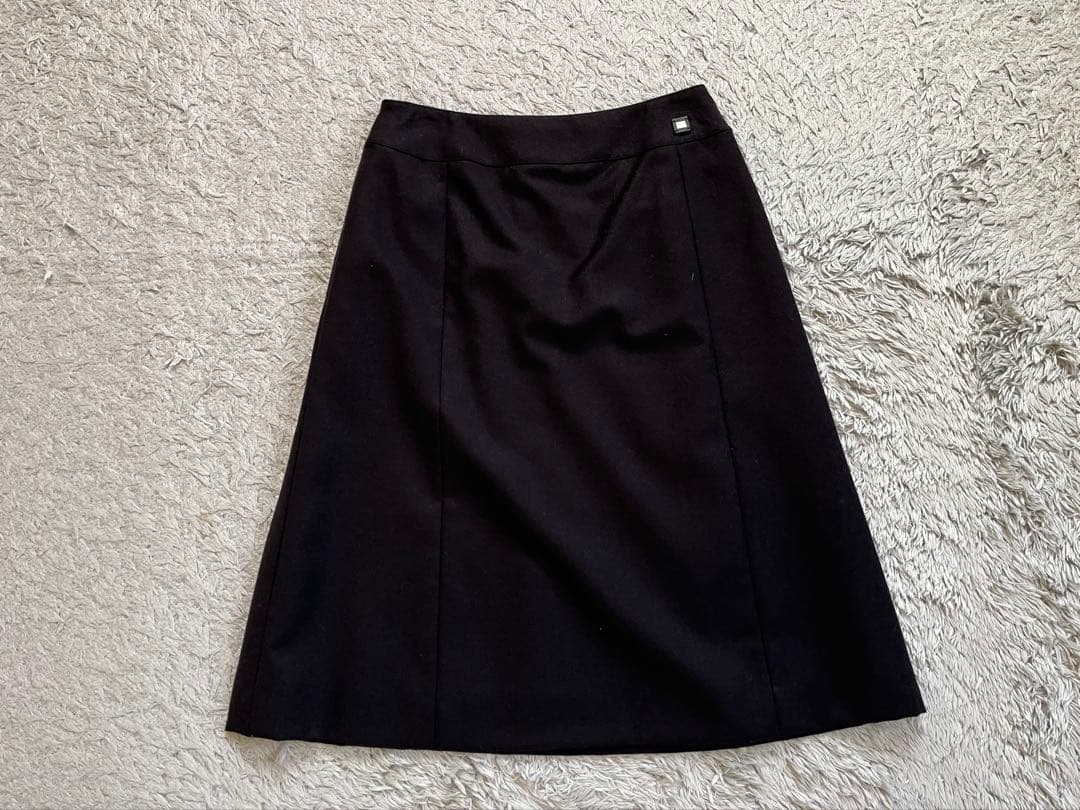CHANEL・カシミヤ混woolスカート極美品