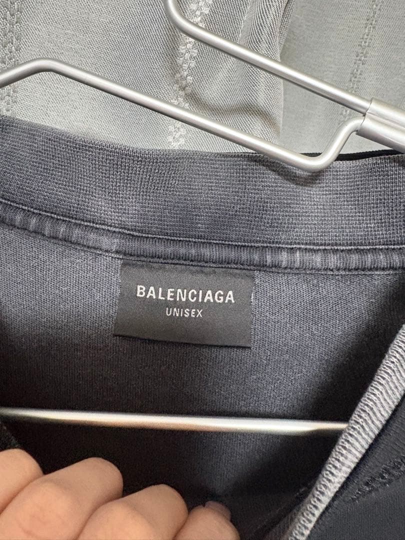 BALENCIAGA ブラック ロングTシャツ⭐︎美品