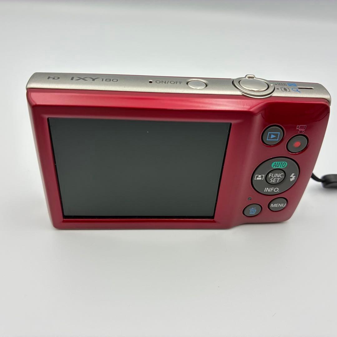 ★値下げ★美品★ CANON IXY180 レッド キヤノン バッテリー２個