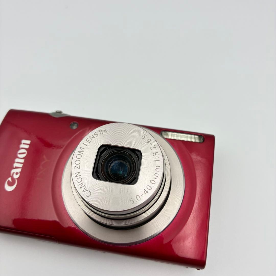 ★値下げ★美品★ CANON IXY180 レッド キヤノン バッテリー２個
