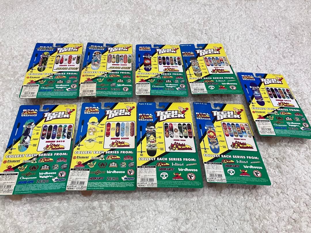 Tech Deck ミニスケートボード9個セット