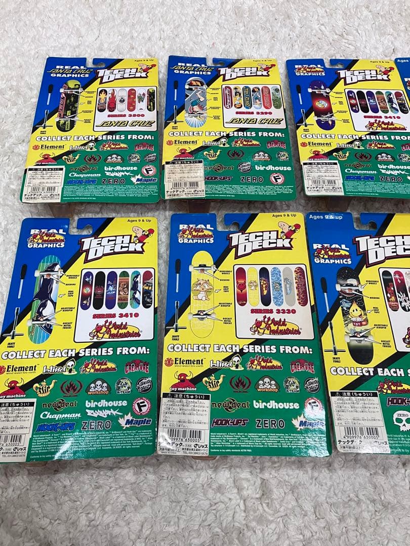 Tech Deck ミニスケートボード9個セット