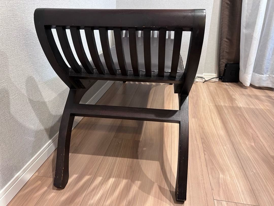 【しゃもじファミリー】アジアン家具　カルティニベンチ　チェア