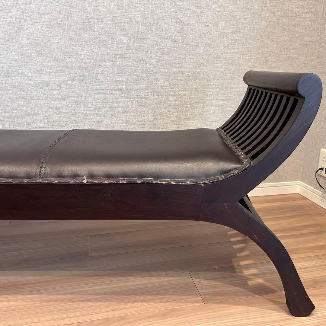 【しゃもじファミリー】アジアン家具　カルティニベンチ　チェア