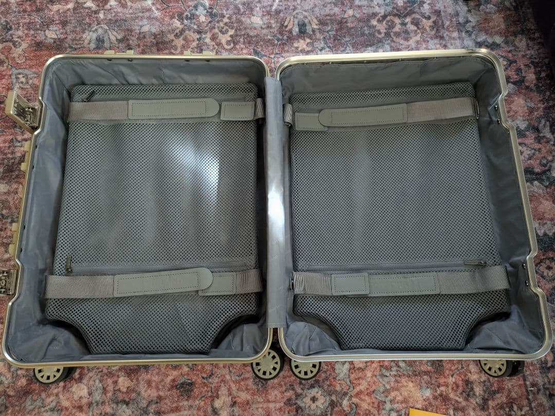 ★値下げ★LANZZOランツォアルミ34L スーツケースゴールド