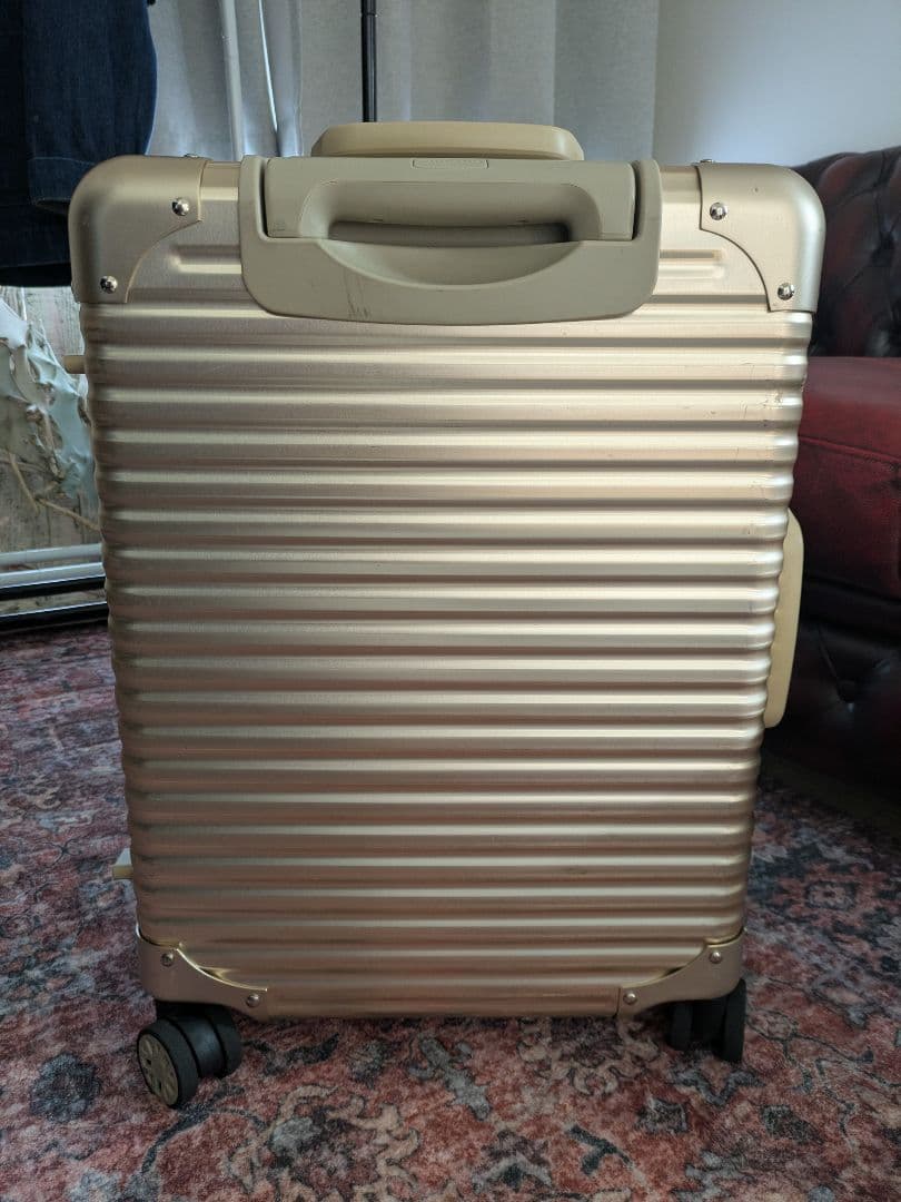 ★値下げ★LANZZOランツォアルミ34L スーツケースゴールド