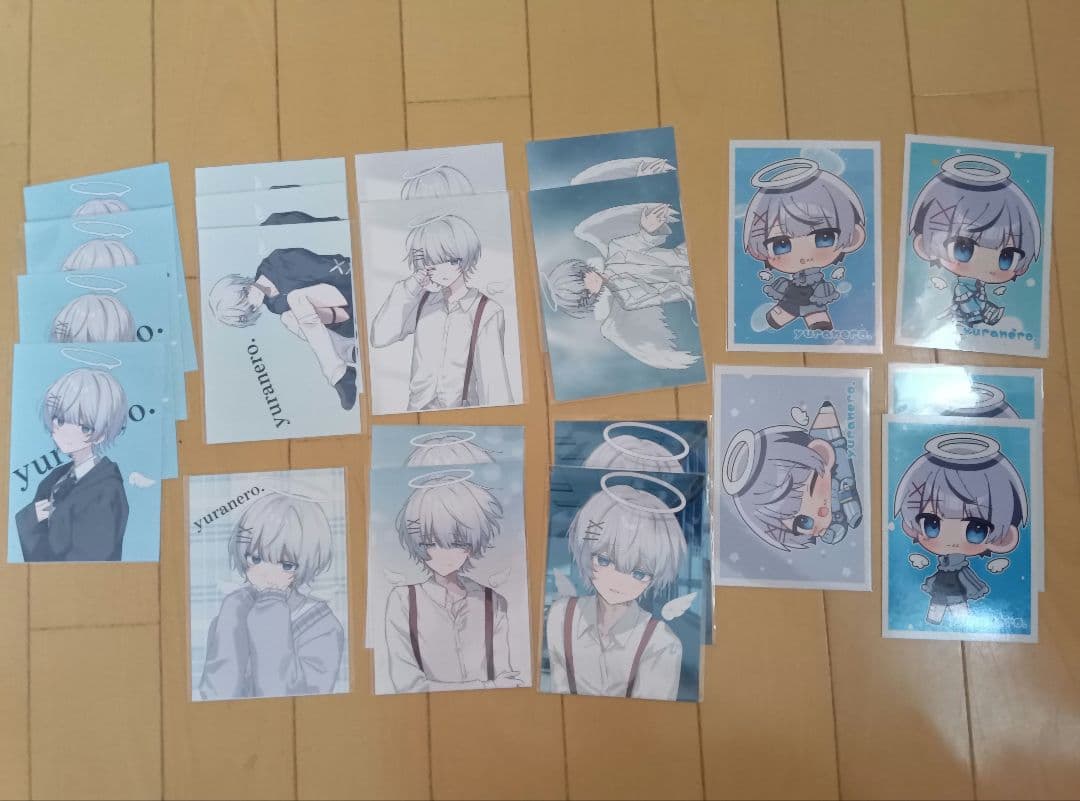 ゆらねろ。　ブロマイド122枚　サイン入り缶バッジ1個 バラ売り、まとめ売り〇