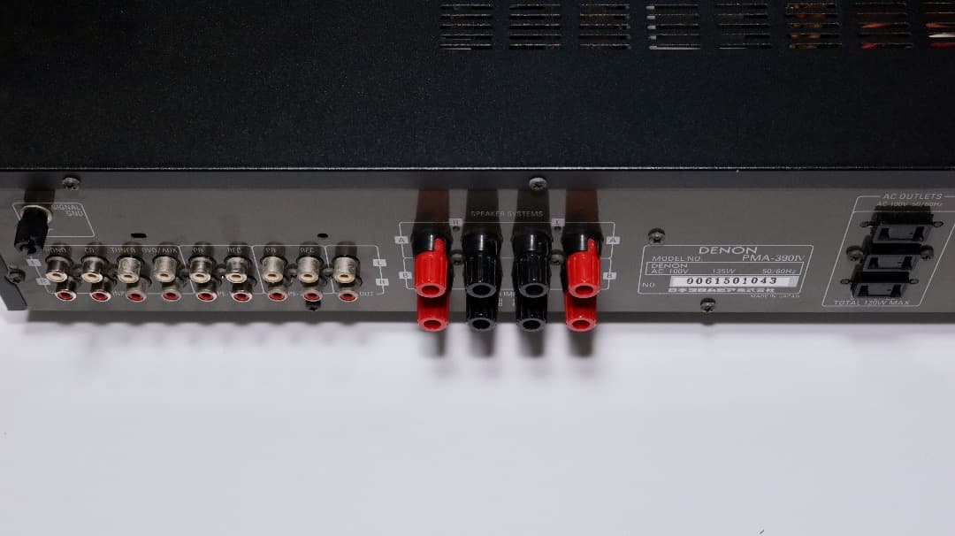 再生確認済み｜プリメインアンプ｜DENON PMA-390 Ⅳ(4) リモコン付