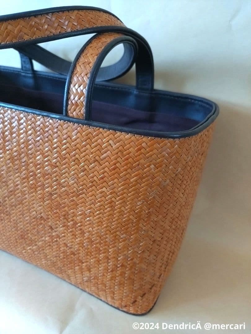 和装バッグ　網代バッグ　取り外し可　京都　小物　浴衣