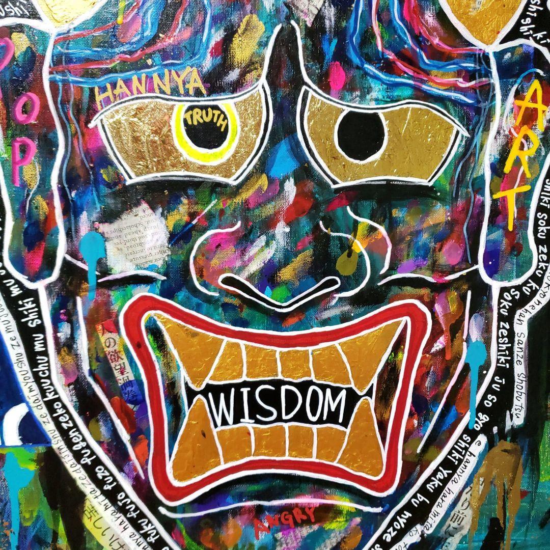 【一点物/F20号】智慧-WISDOM【現代アート/絵画/原画】