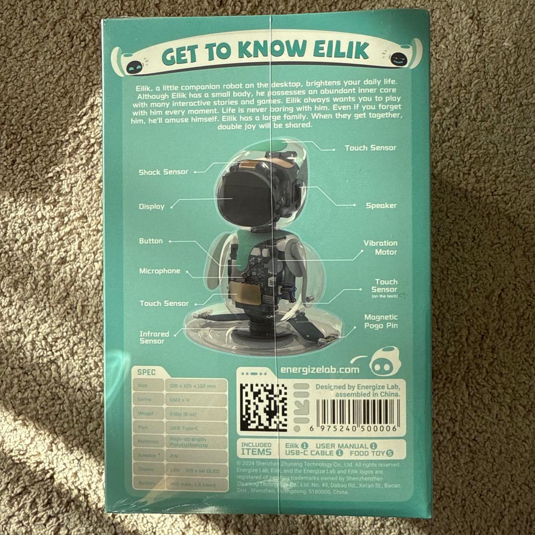 Eilik アイリック　デスクトップロボット