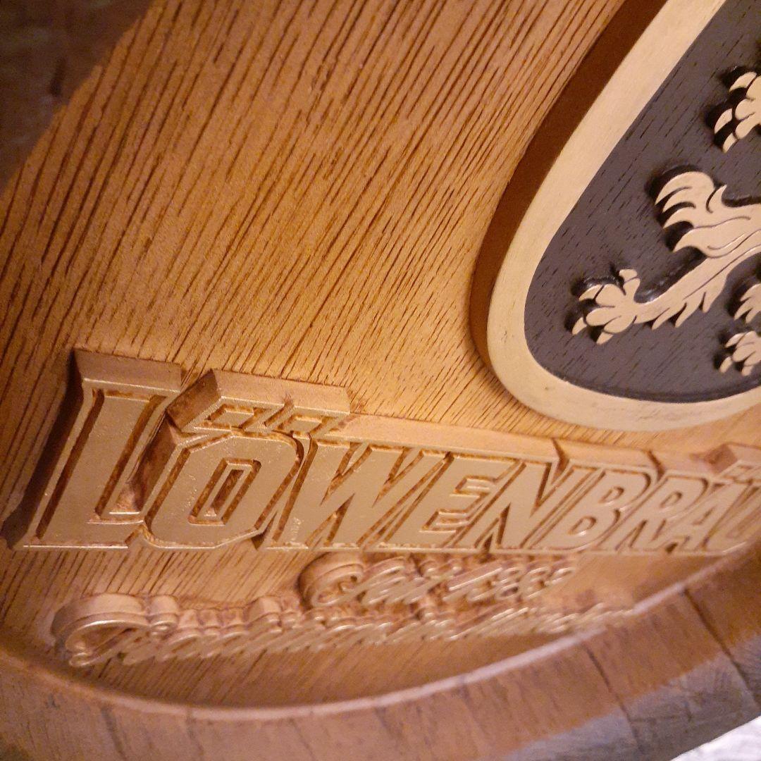 LÖWENBRÄU　レーベンブロイ　看板　ビール　インテリア　アンティーク