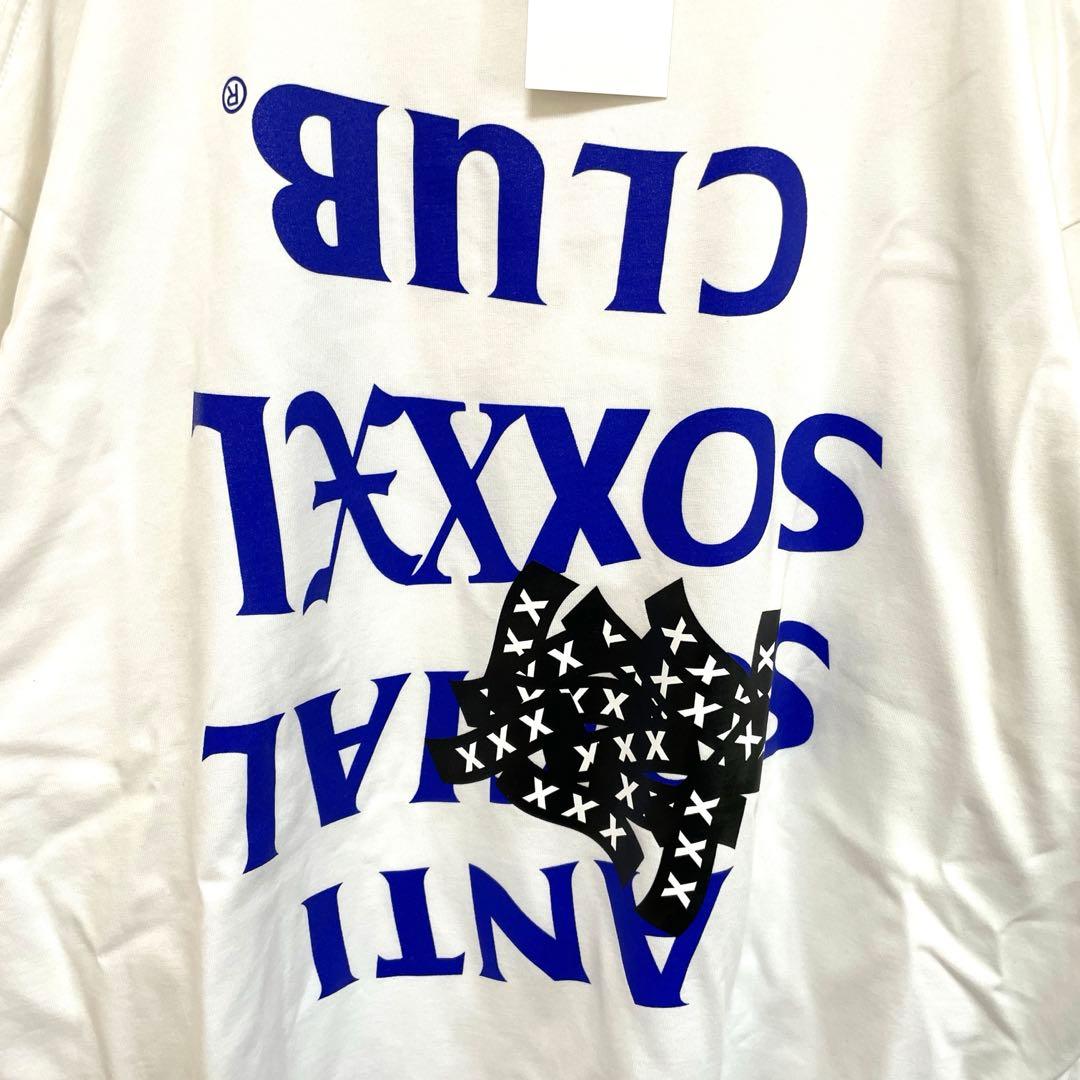 未使用品 限定コラボ ASSC ゴッドセレクションXXX ロンＴ XL 白