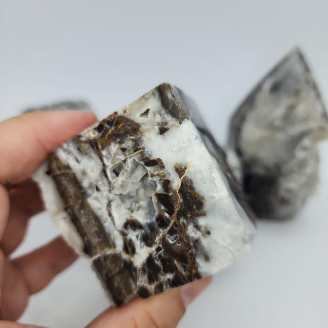 天然石 スファレライト キューブ タワー 4点セット！