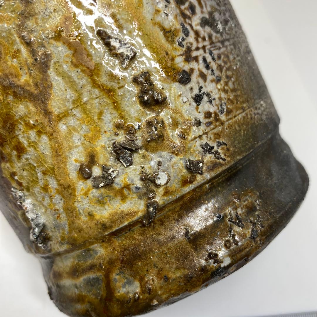 出来良　藤原雄　花瓶　共箱　高さ約25㎝　東さ7-0520①