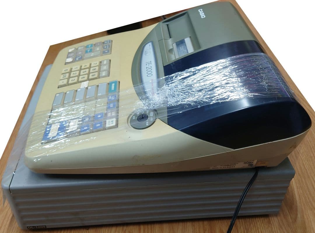 ■■CASIO TE-2000 電子レジスター 取説・鍵付