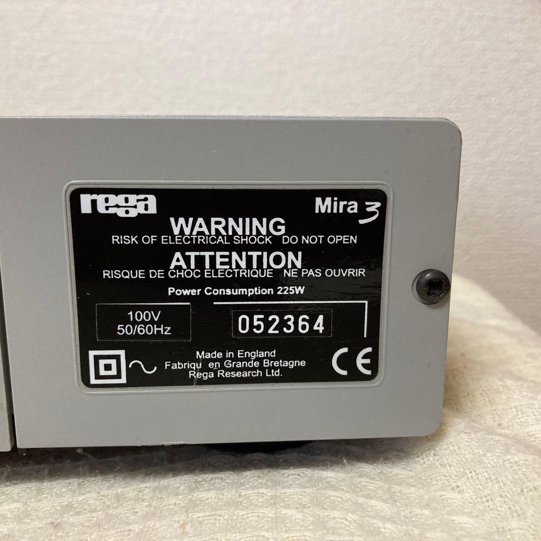 希少モデル 英国REGA Mira3プリメインアンプ動作品 フォノイコ秀逸 レガ
