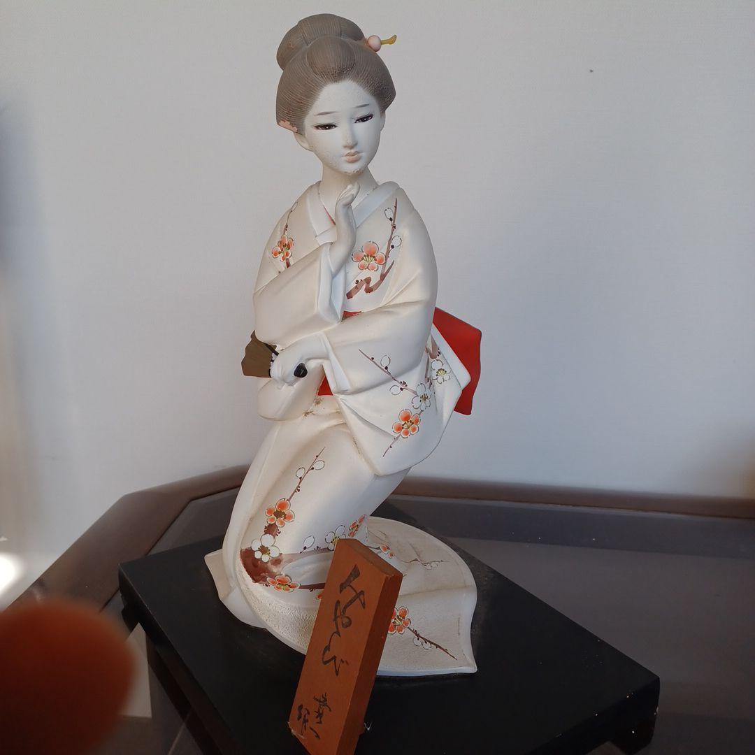 日本人形 着物姿 陶器製