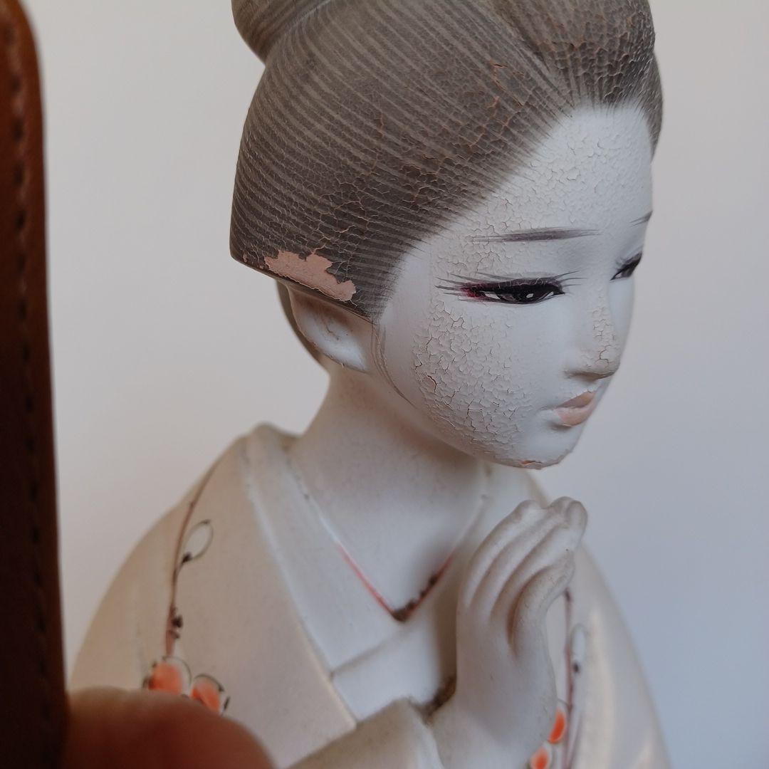 日本人形 着物姿 陶器製