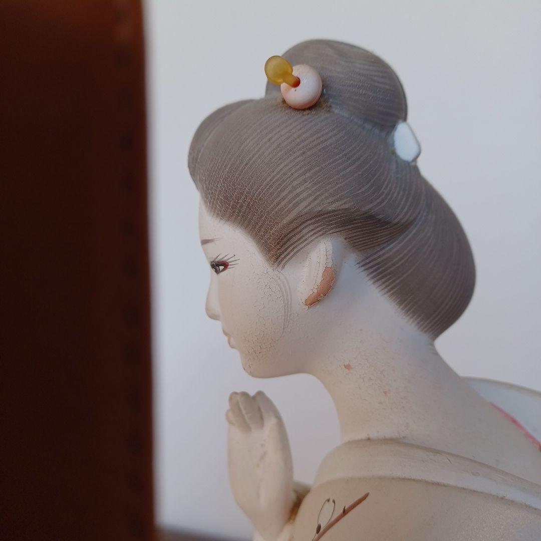 日本人形 着物姿 陶器製