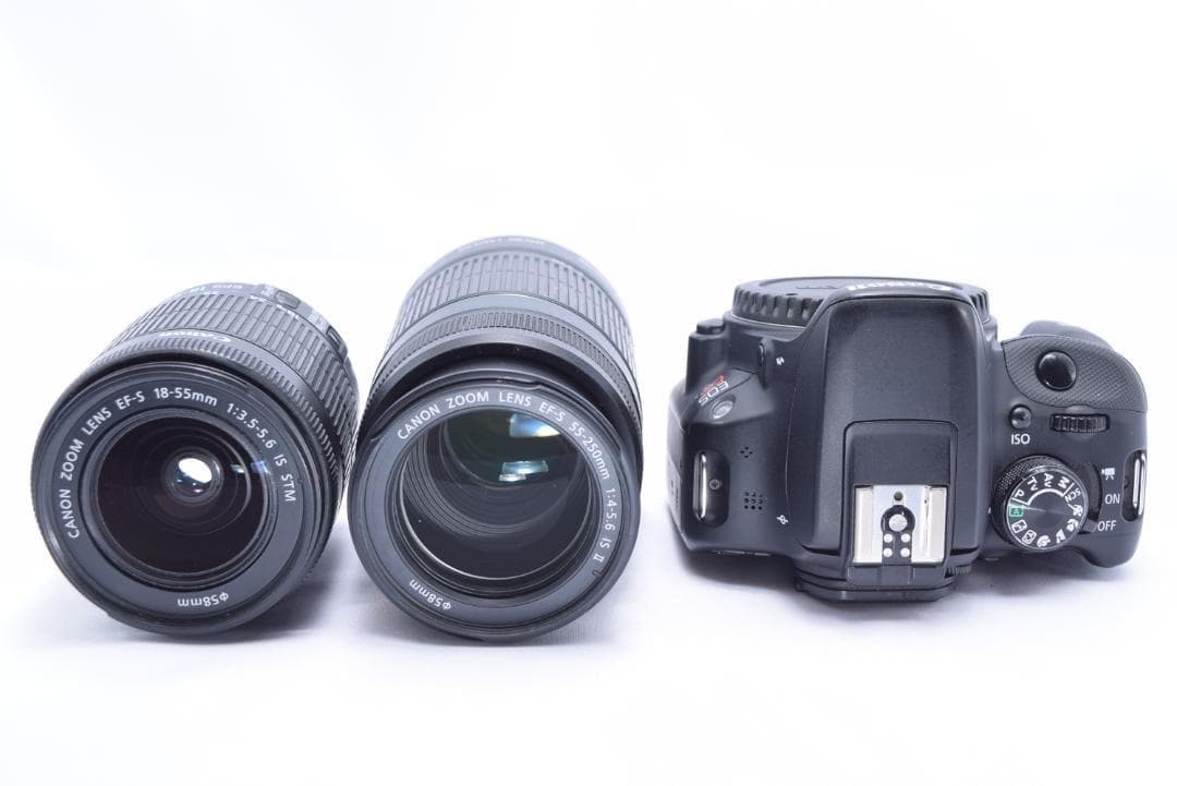 ❤　Canon EOS kiss X7 ダブルレンズキット美品　バック付き✨❤