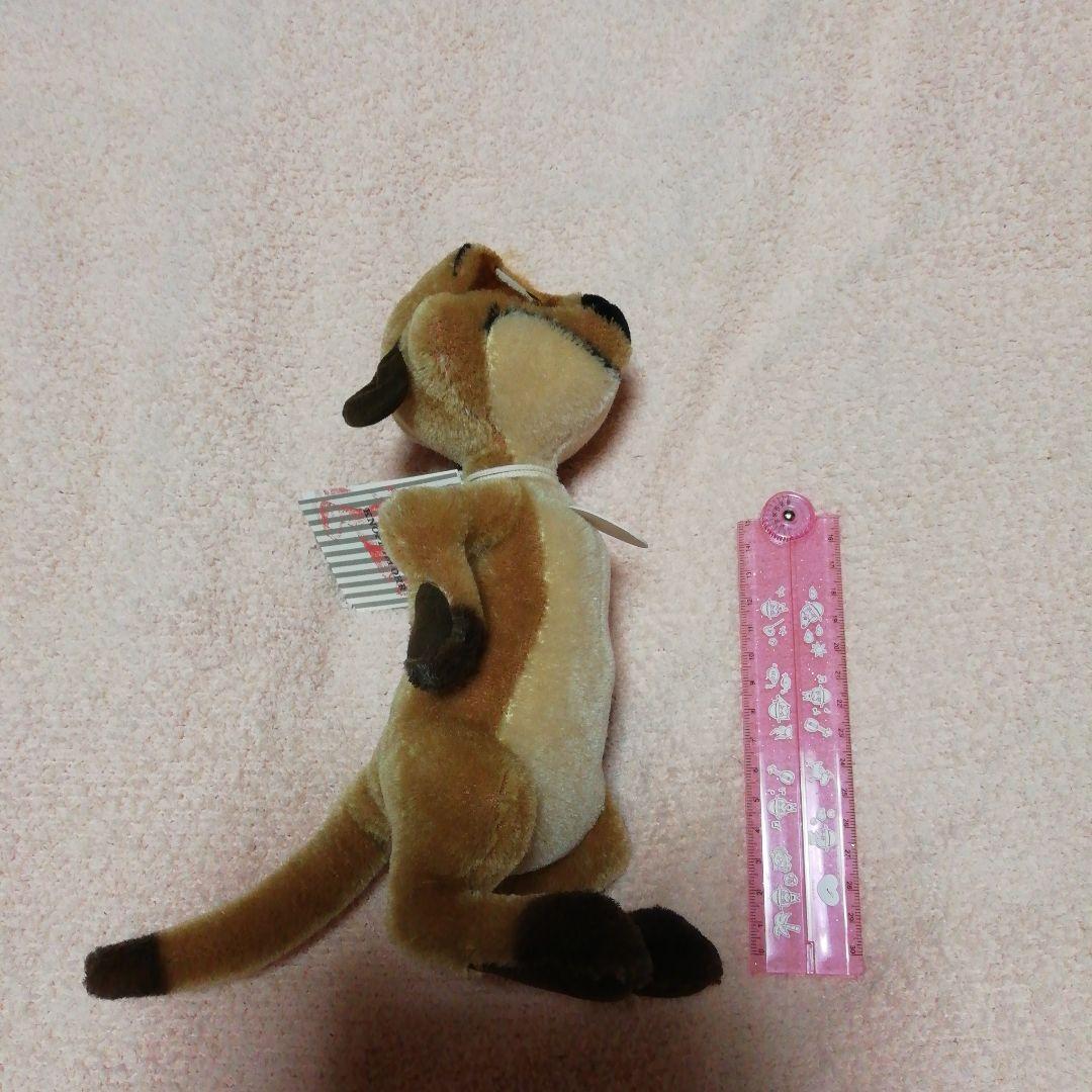 【ドイツ国内限定】Steiff　ライオンキング・ティモン　白タグ　新品自宅保管