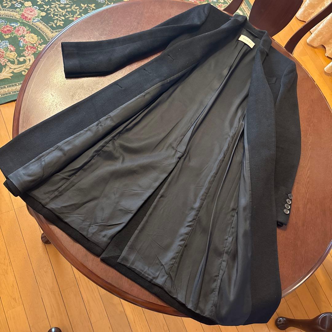 初売りセール‼️GUCCI チェスターコート 38 黒