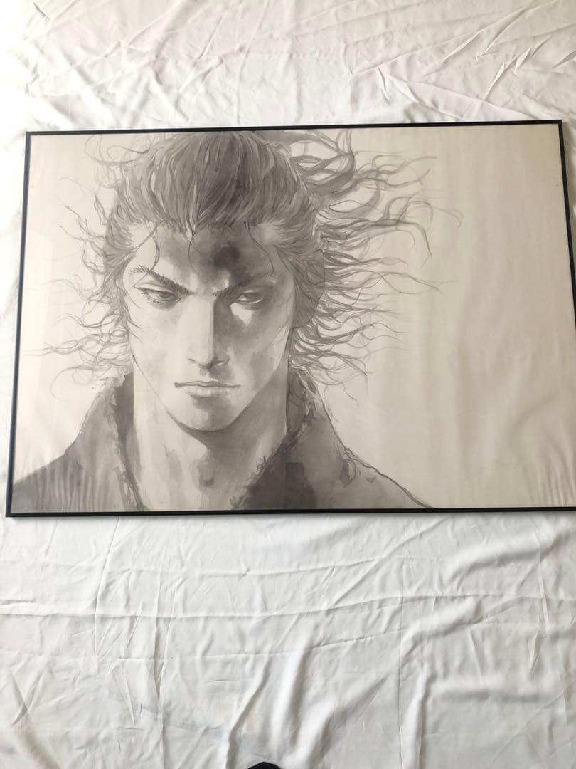 廃盤完売品・2008年製バガボンドVagabond•井上雄彦氏＊特大原画複製額付