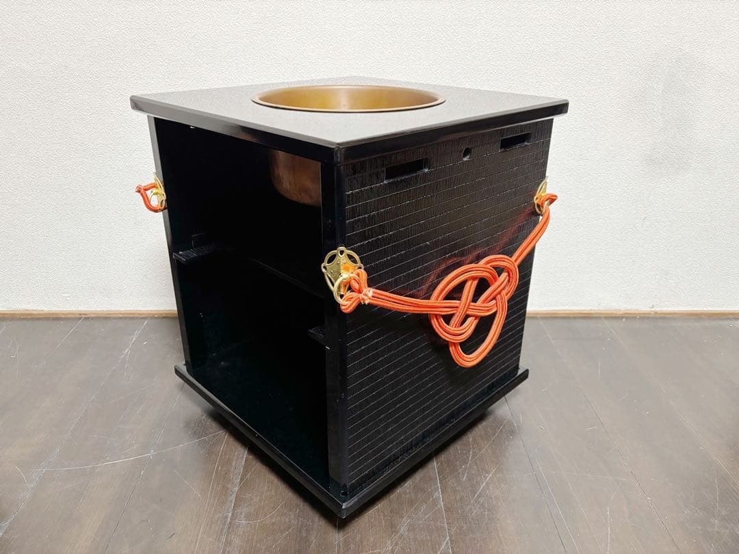 美品 茶道具 御園棚セット 立礼棚 丸炉 椅子2脚淡々斎好写 裏千家大型宅配便