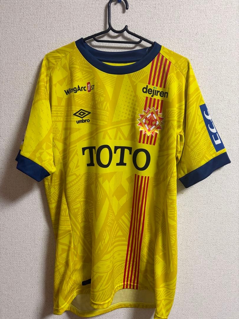 Umbro ギラヴァンツ北九州 オーセンティック　ユニフォーム　21 牛之濵　拓