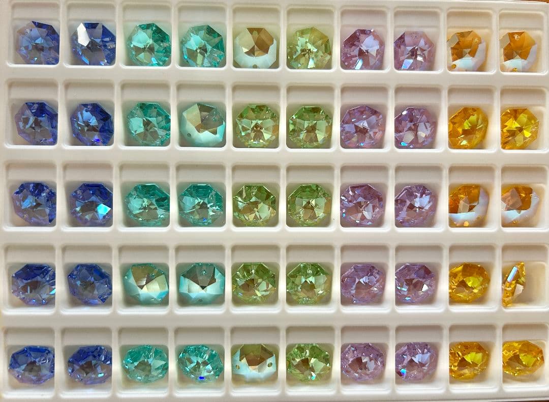 スワロフスキークリスタル #8116 クリスタルシマー アソート 100個