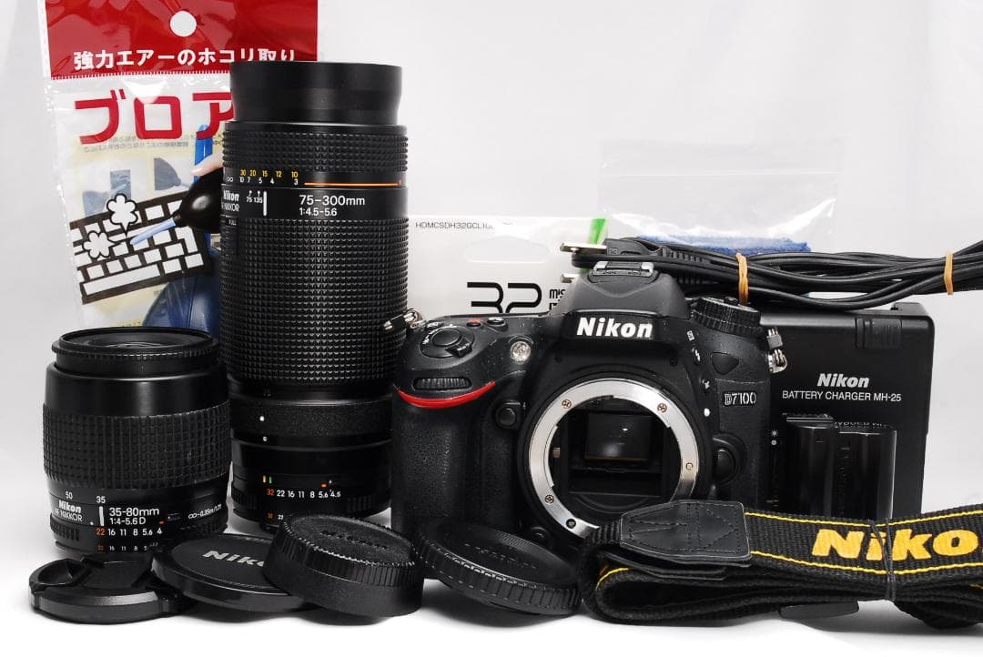 スマホらくらく転送♥ Nikon D7100 ダブルレンズセット スポーツ観戦に