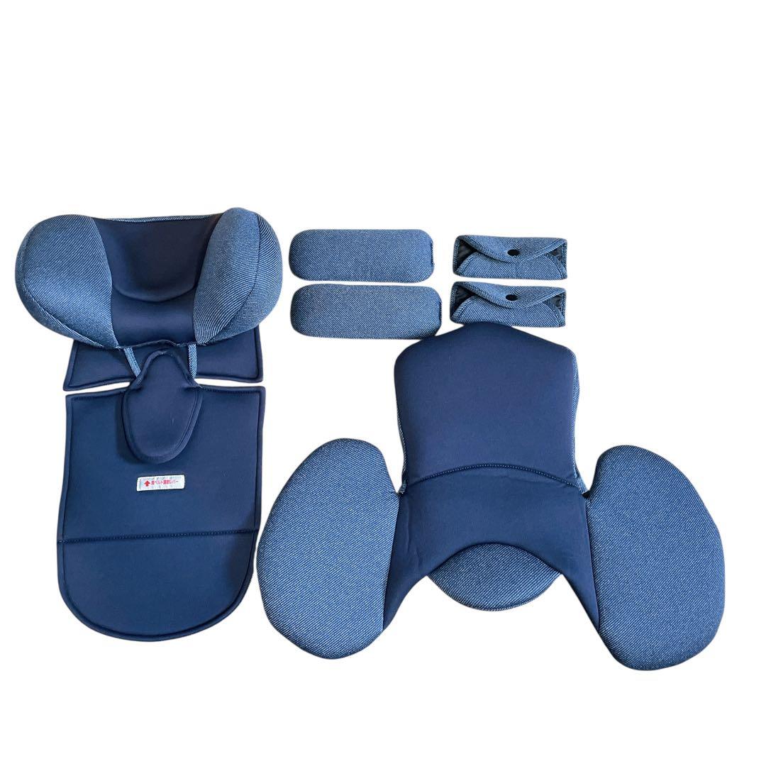 エールべべ　クルット4i Oui デニムブルー　ISOFIX 新生児　カーメイト