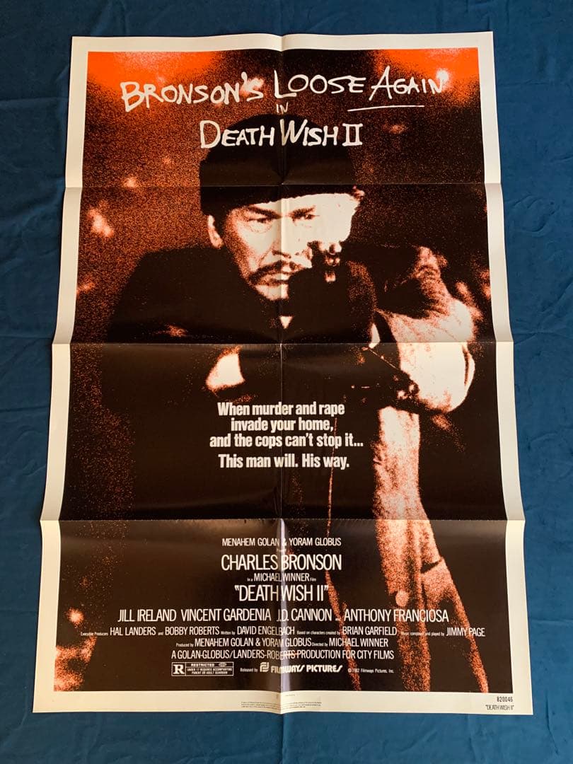 ロサンゼルス　DEATH WISH Ⅱ USオリジナル映画ポスター