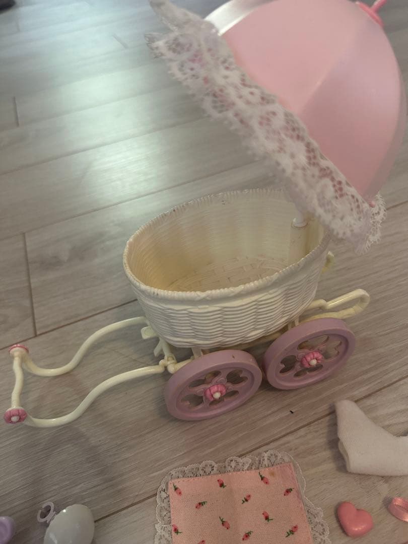 マイリトルポニー ヴィンテージ 乳母車バギー赤ちゃんポーリーポケットゆめかわ