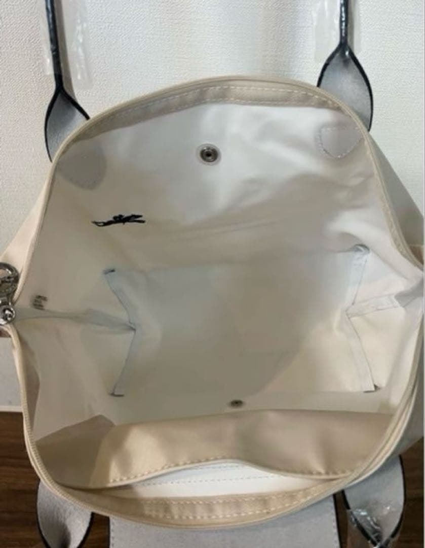 ロンシャン ハンドバッグ ピンクホワイト Lサイズ レディース トートバッグ