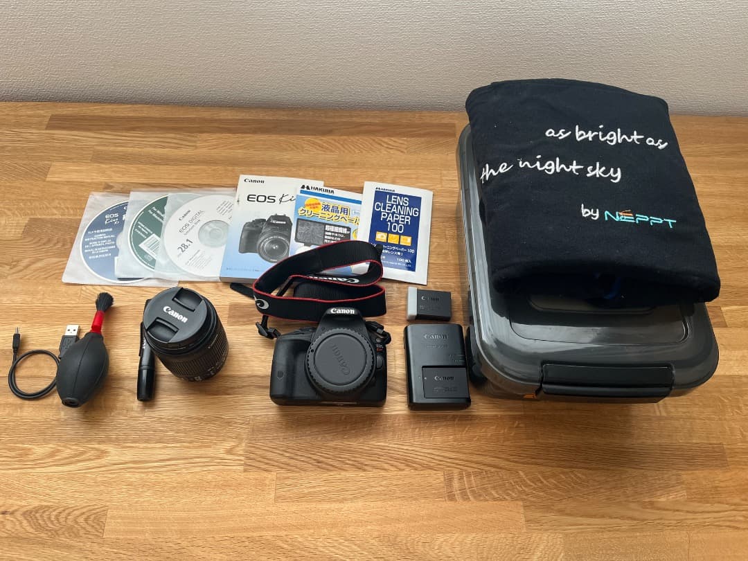 Canon EOS Kiss X7 レンズ付きセット／バッテリー2個／箱なし