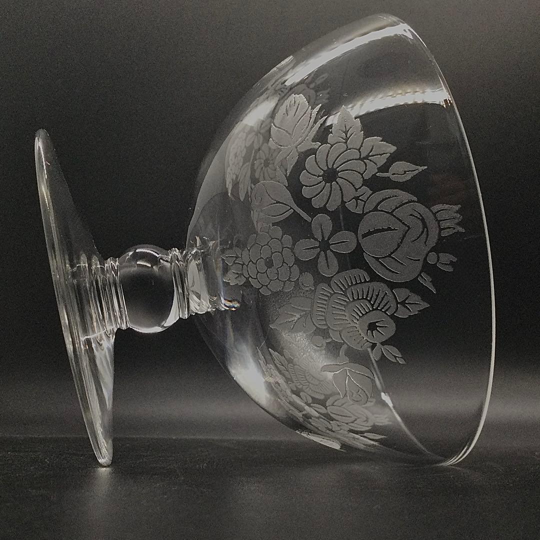 オールド バカラ ブーケ(BOUQUET) シャンパン クープ