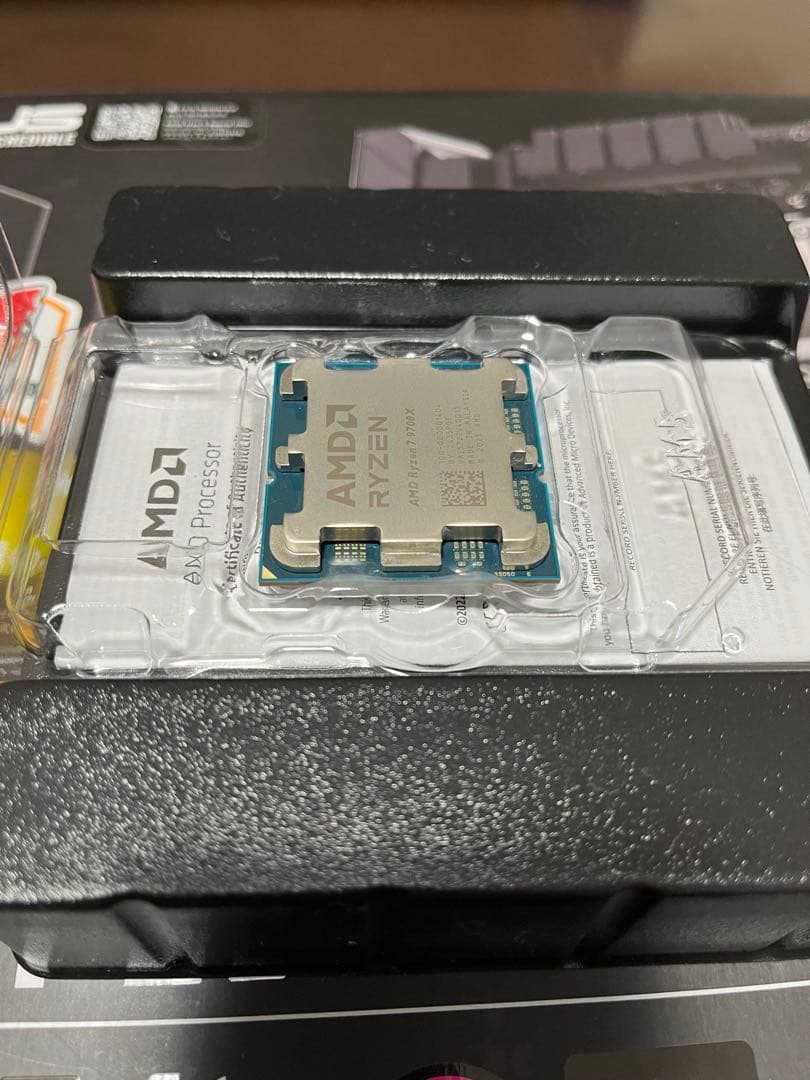 グラフィックボード・グラボ・ビデオカード Ryzen 7 9700X + ASUS TUF B650-PLUS WIFI