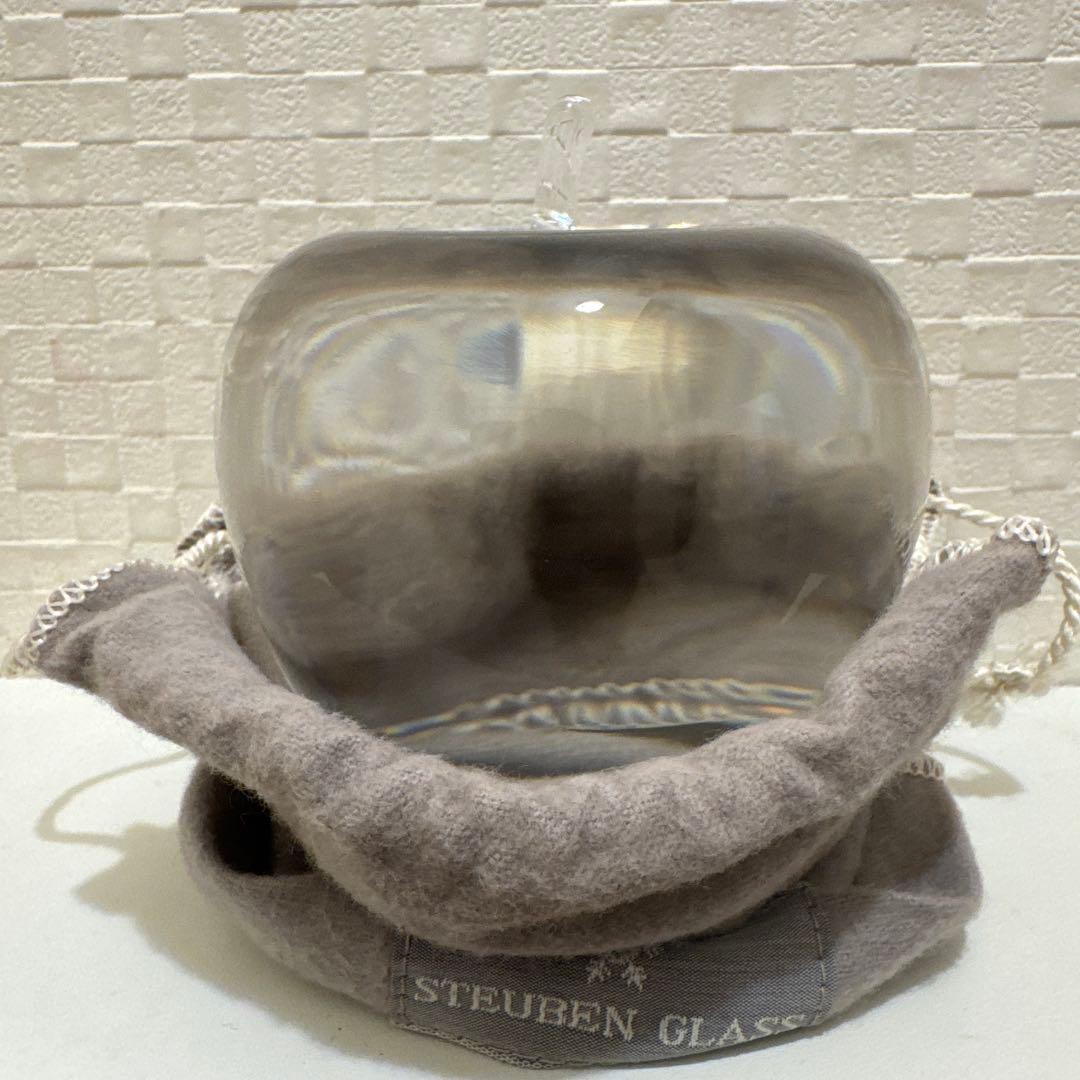 Steuben Glass クリスタルガラス りんご