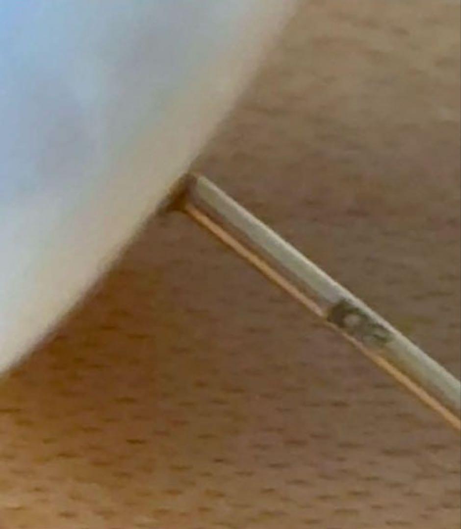 【花桜】マヴェパール　ホワイト　18金　ピアス