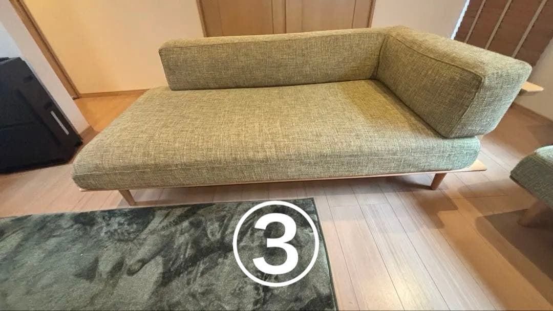 飛騨産業 / HIDA キツツキ　ソファセット③カウチソファ