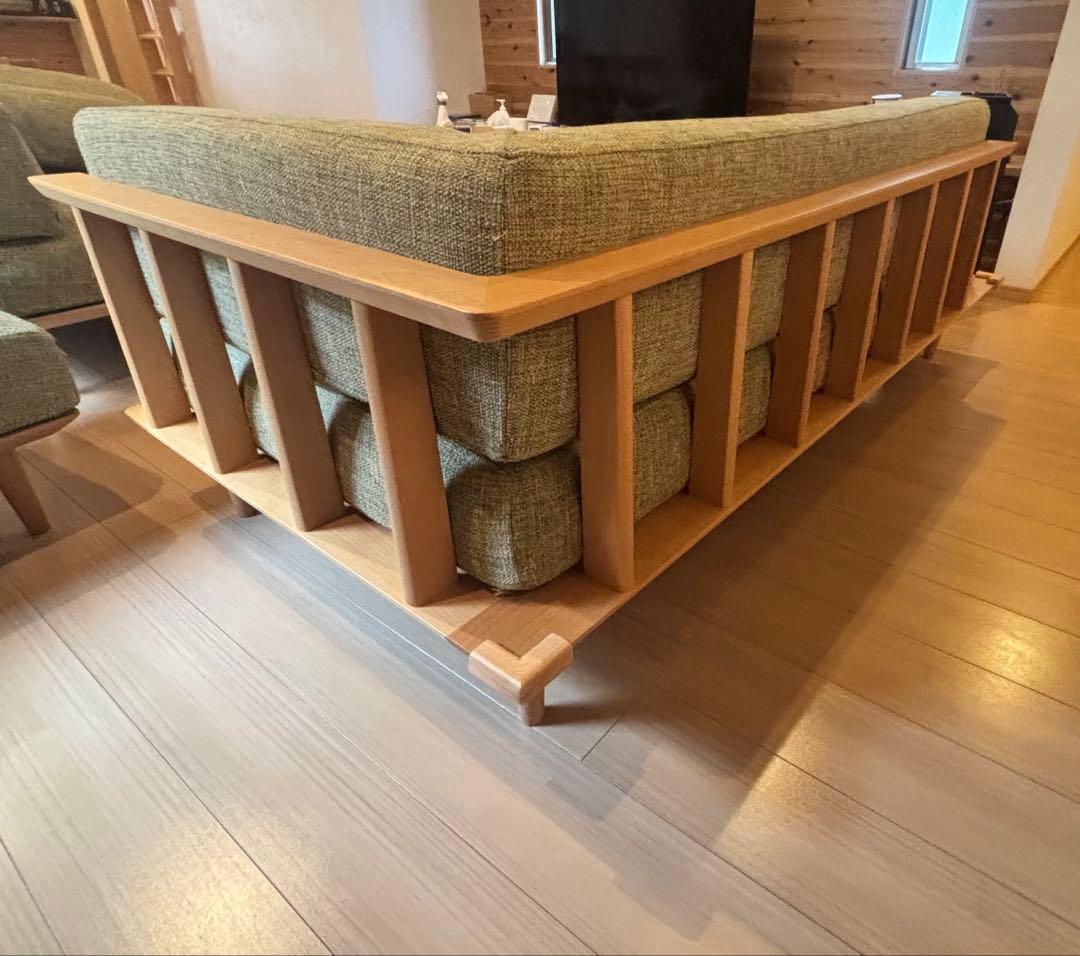 飛騨産業 / HIDA キツツキ　ソファセット③カウチソファ