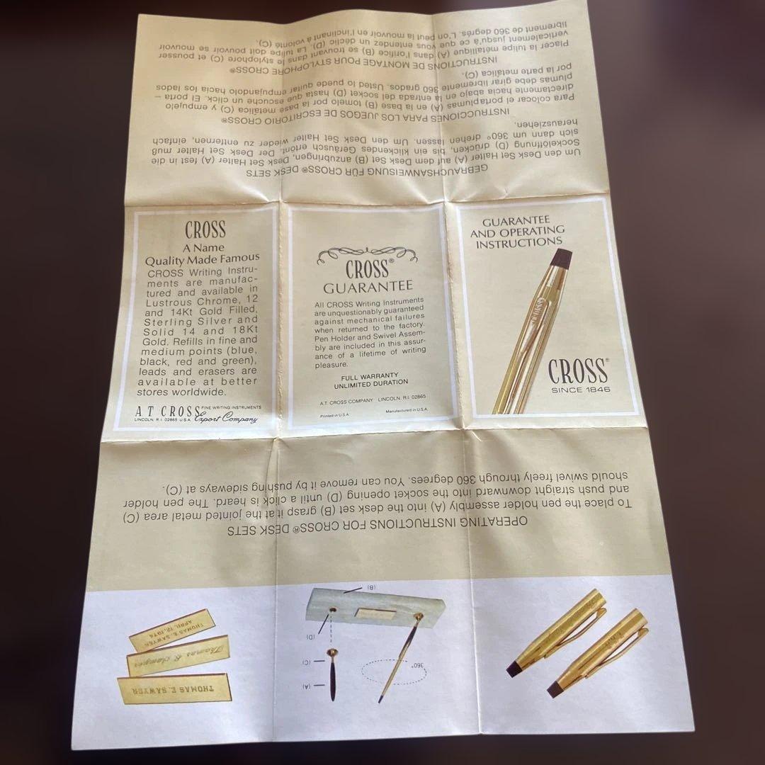 CROOS soft tip pen 14金張り