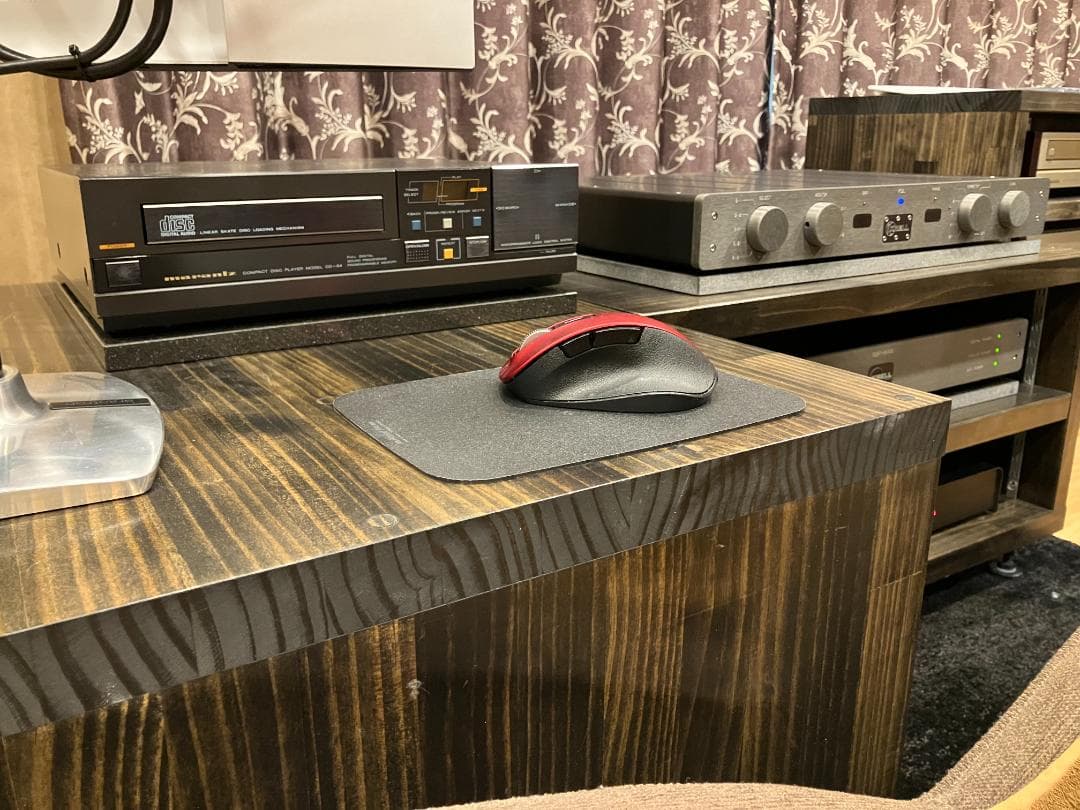 高級 天然黒御影石 オーディオボード●350×350×22●5面磨き　送料無料