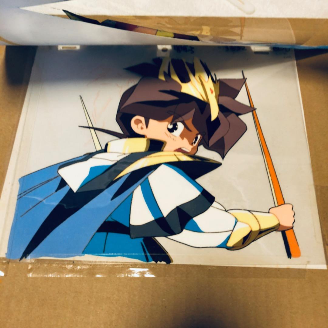 セル画 背景付き 魔神英雄伝ワタル 戦部ワタル 虎王 海火子